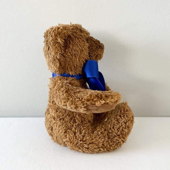 New! STEIFF Ritz Carlton Bear Plush In Suitcase Brown Embroidered Logo NWT - Picture 5 of 9